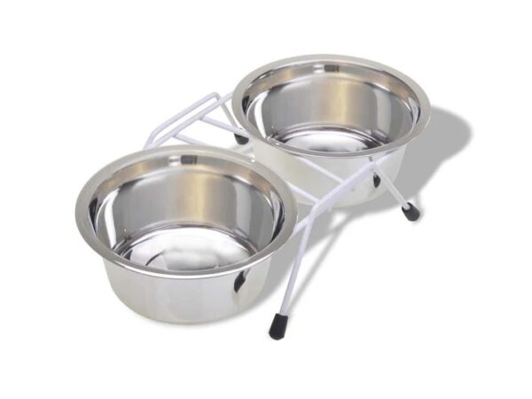 stainless steel double dish