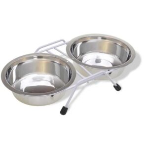 stainless steel double dish
